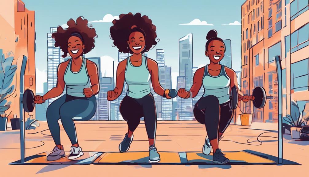 fitness journey with friends