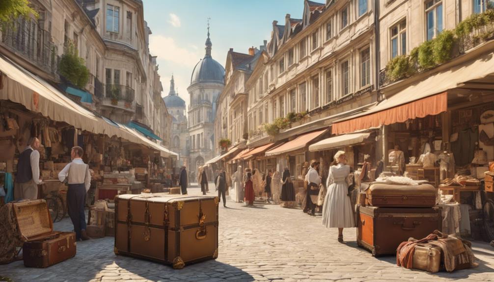 vintage fashion market exploration